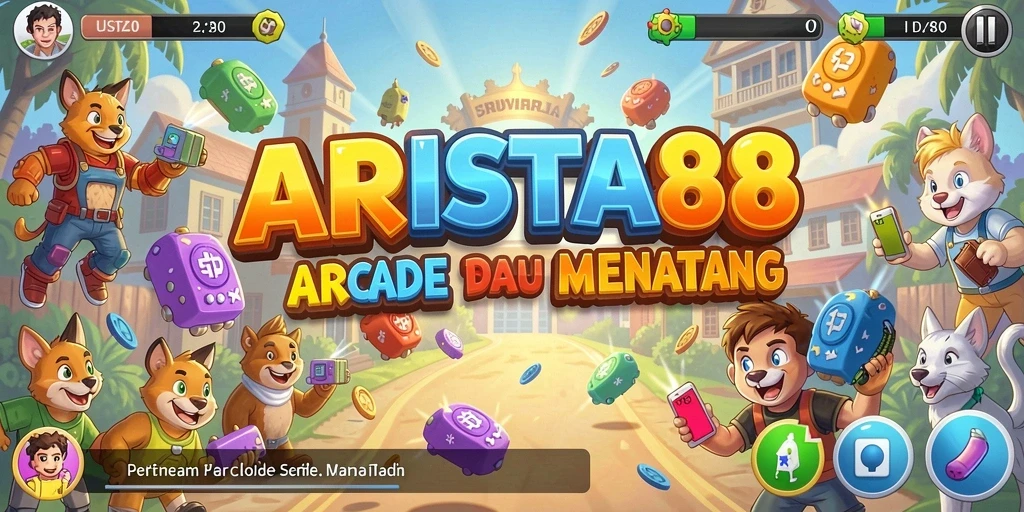 Tampilan gameplay menantang dari ARISTA88 dengan grafis menawan.