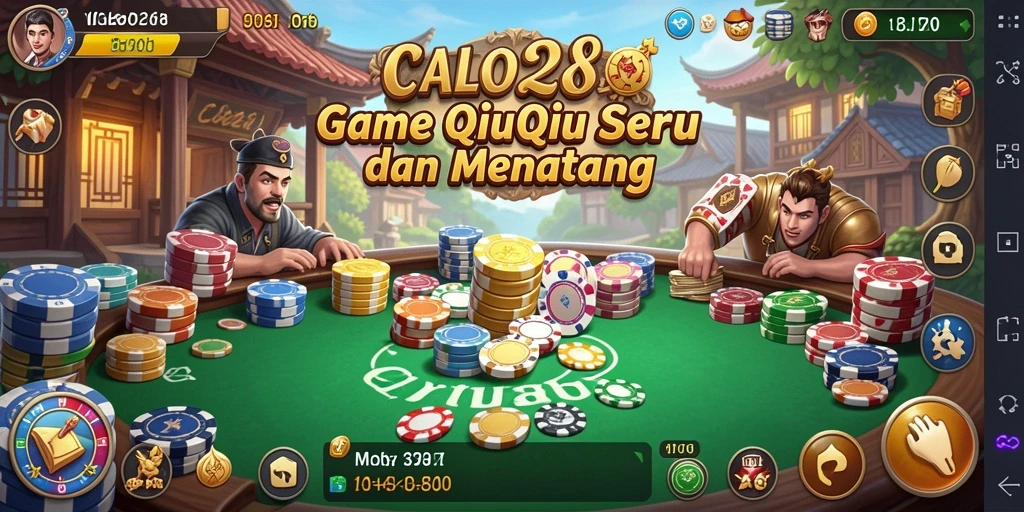Tampilan gameplay QiuQiu yang seru di CALO288.