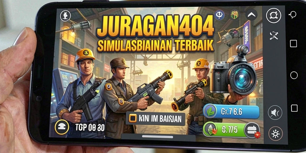 Tampilan gameplay seru dan interaktif dari JURAGAN404.