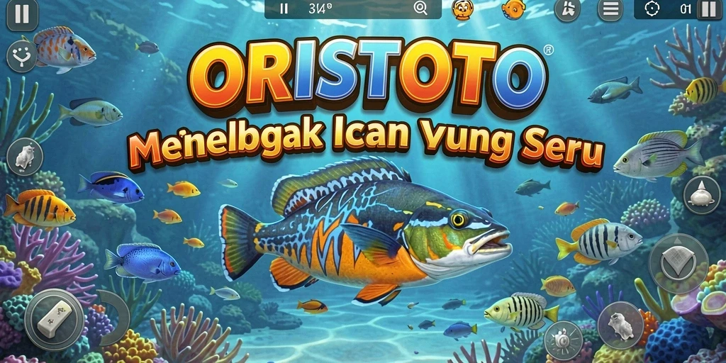 Tampilan gameplay seru dari ORISTOTO saat menembak ikan.