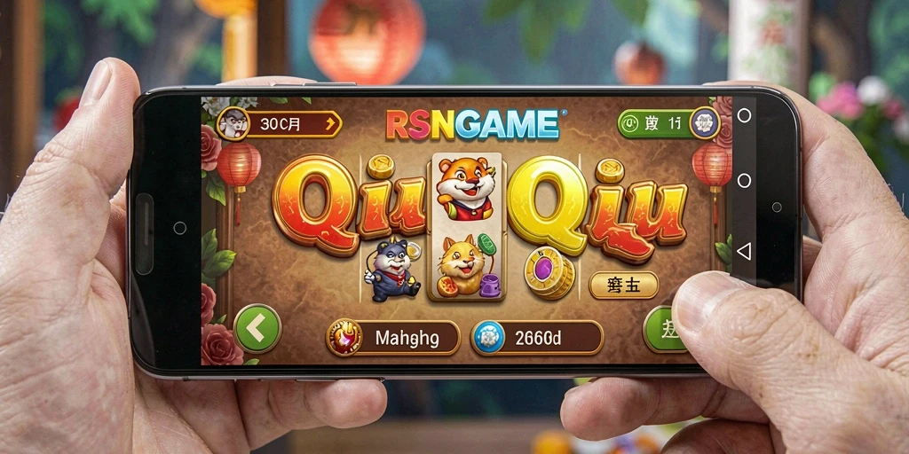 Gameplay seru QiuQiu di RSNGAME dengan teman-teman.