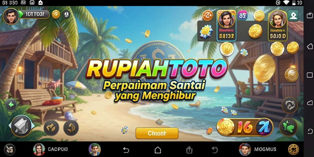 Tangkapan layar RUPIAHTOTO menunjukkan gameplay yang seru dan penuh warna.