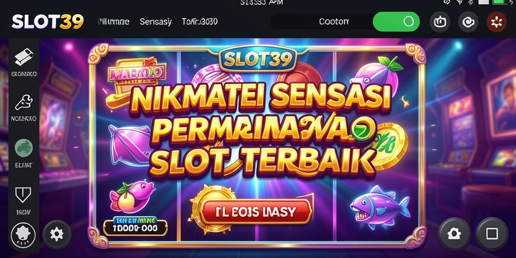 Screenshot gameplay SLOT39 dengan mesin slot yang menarik dan memikat.